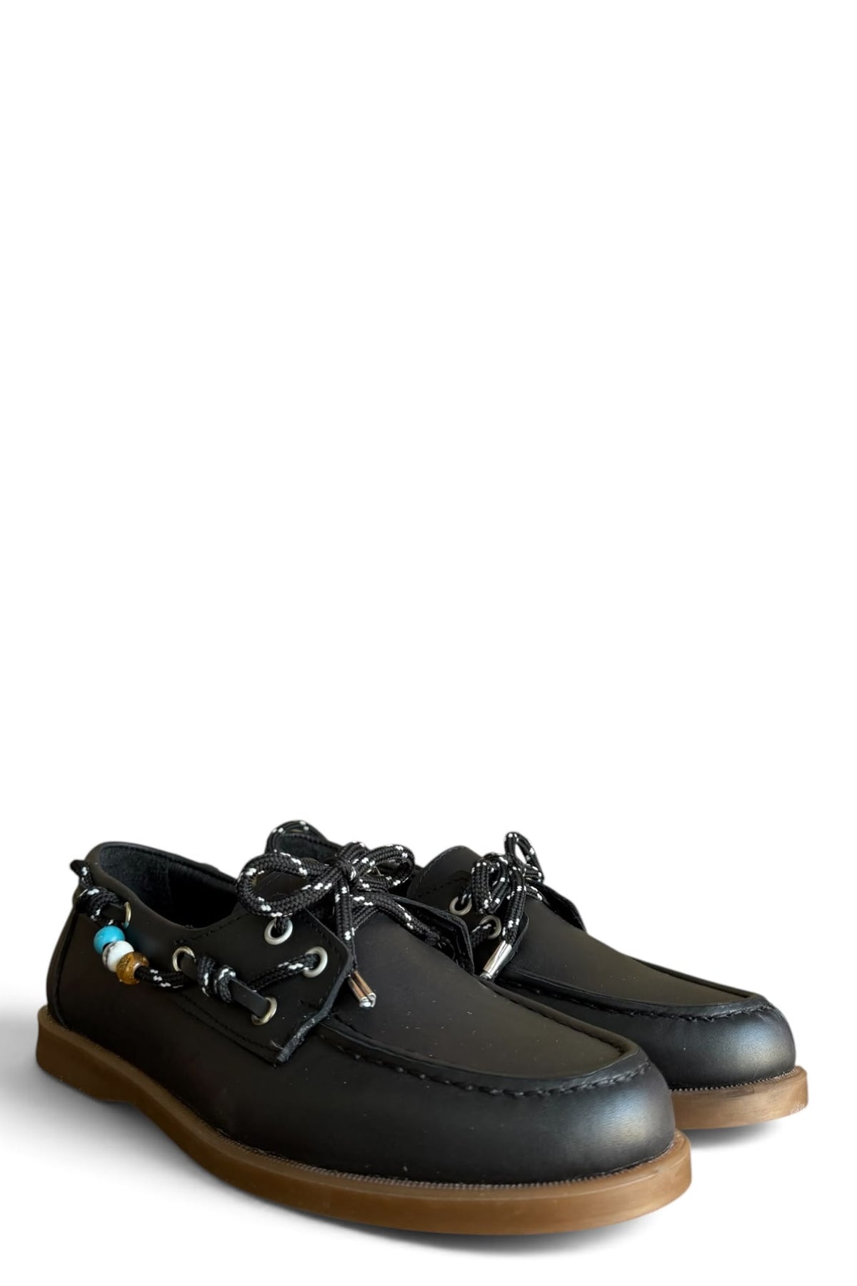 Mocassino in pelle nero - Amy