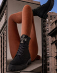 Anfibio con decori nero - Zoe