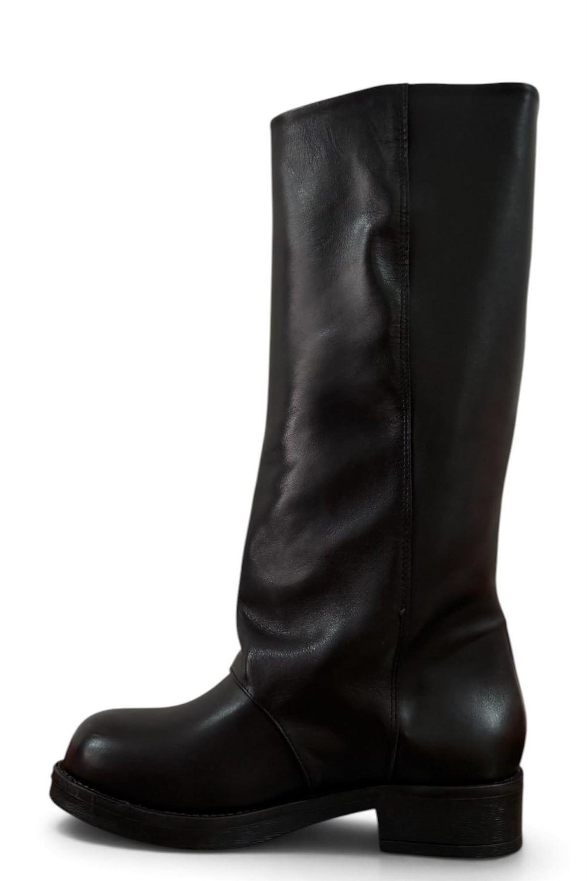 Anfibio con fibbie in pelle nero - Raven