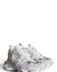 Sneakers ape bianco e grigio spazzolato - Madison
