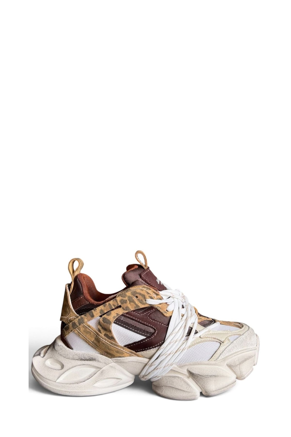 Sneakers ape animalier e beige - Madison
