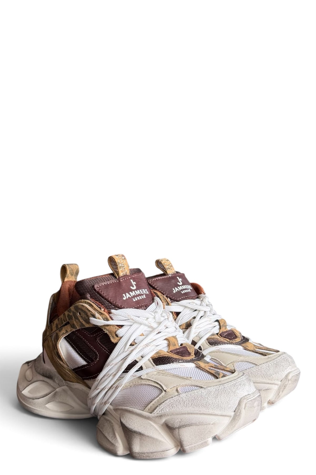 Sneakers ape animalier e beige - Madison