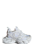 Sneakers ape bianco e grigio spazzolato - Madison