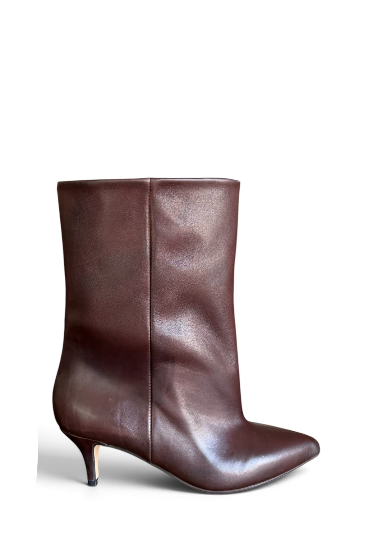 Bottine en cuir noir - MRS LOW New