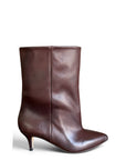 Bottine en cuir noir - MRS LOW New