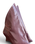Stivaletto con taglio asimmetrico in pelle bordeaux - Dea