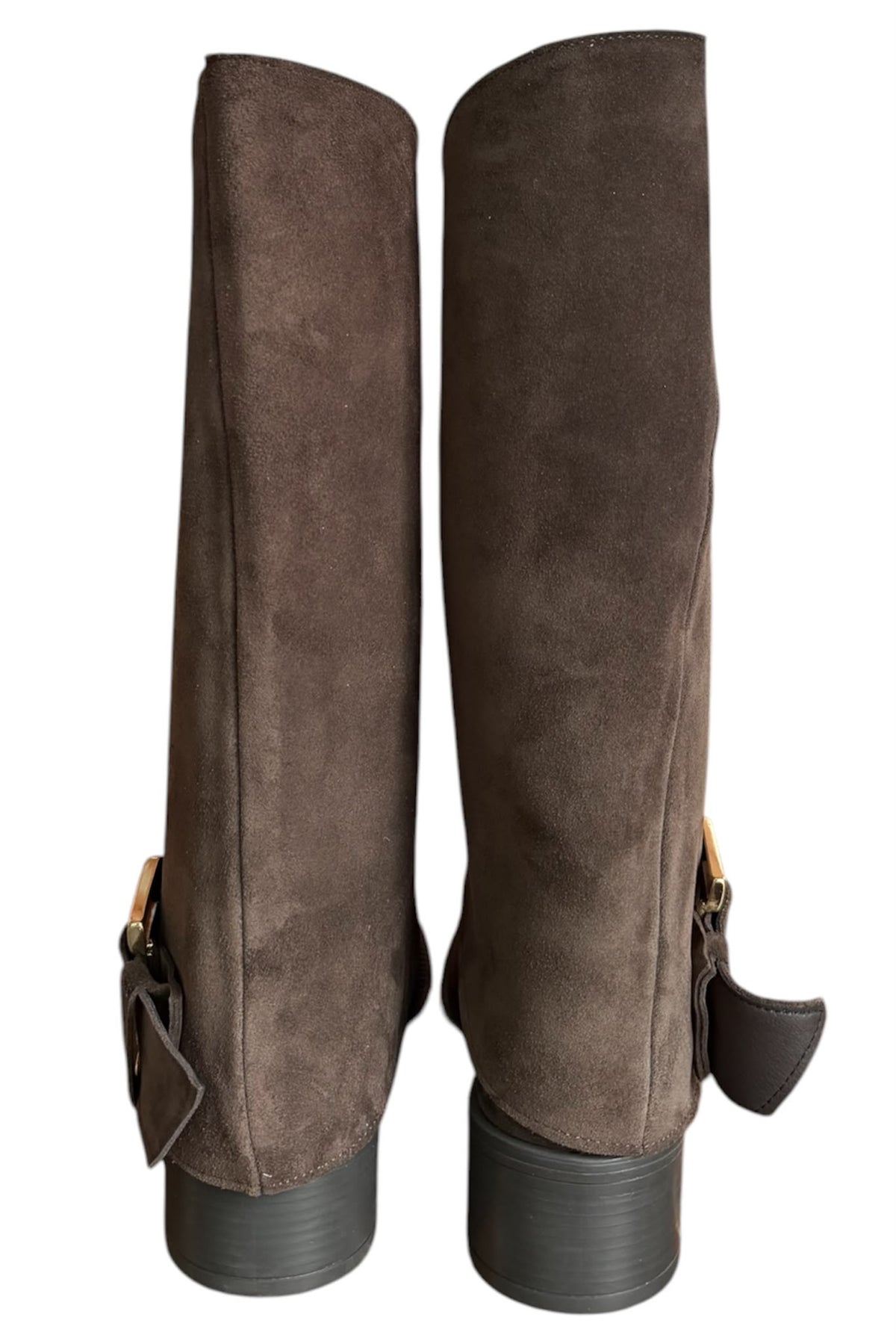Botte à revers et ceinture en cuir - Zuleika