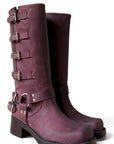 Amphibious boot with Sullivan buckles brown - Giuly