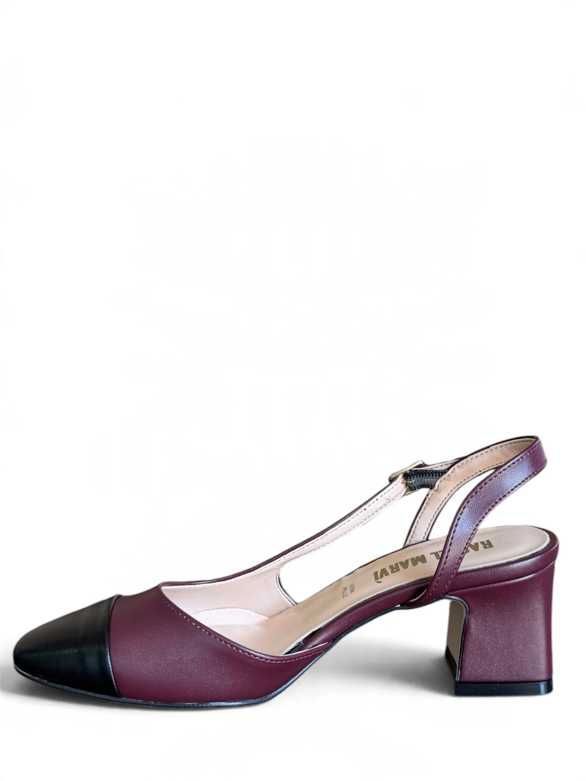 Slingback sol soft bordeaux - Clara