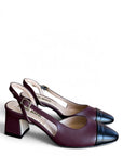 Slingback sol soft bordeaux - Clara
