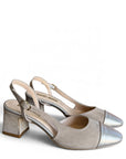 Slingback velvet corda - Clara