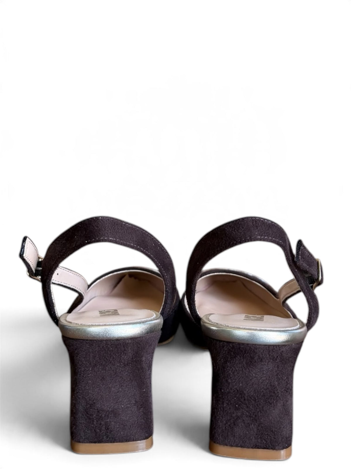 Slingback velvet moka - Clara