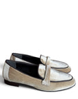 Mocassino in velluto beige - Micol