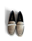 Mocassino in velluto beige - Micol