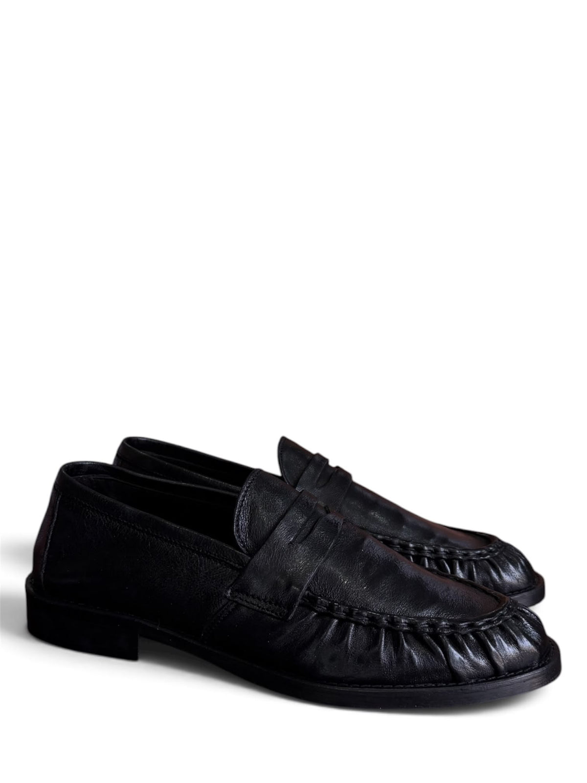 Mocassino in pelle nero - John