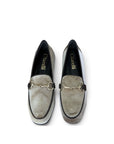 Mocassino con applicazione in velluto beige - Yara