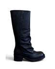 Stivale alto in pelle nero - Helen
