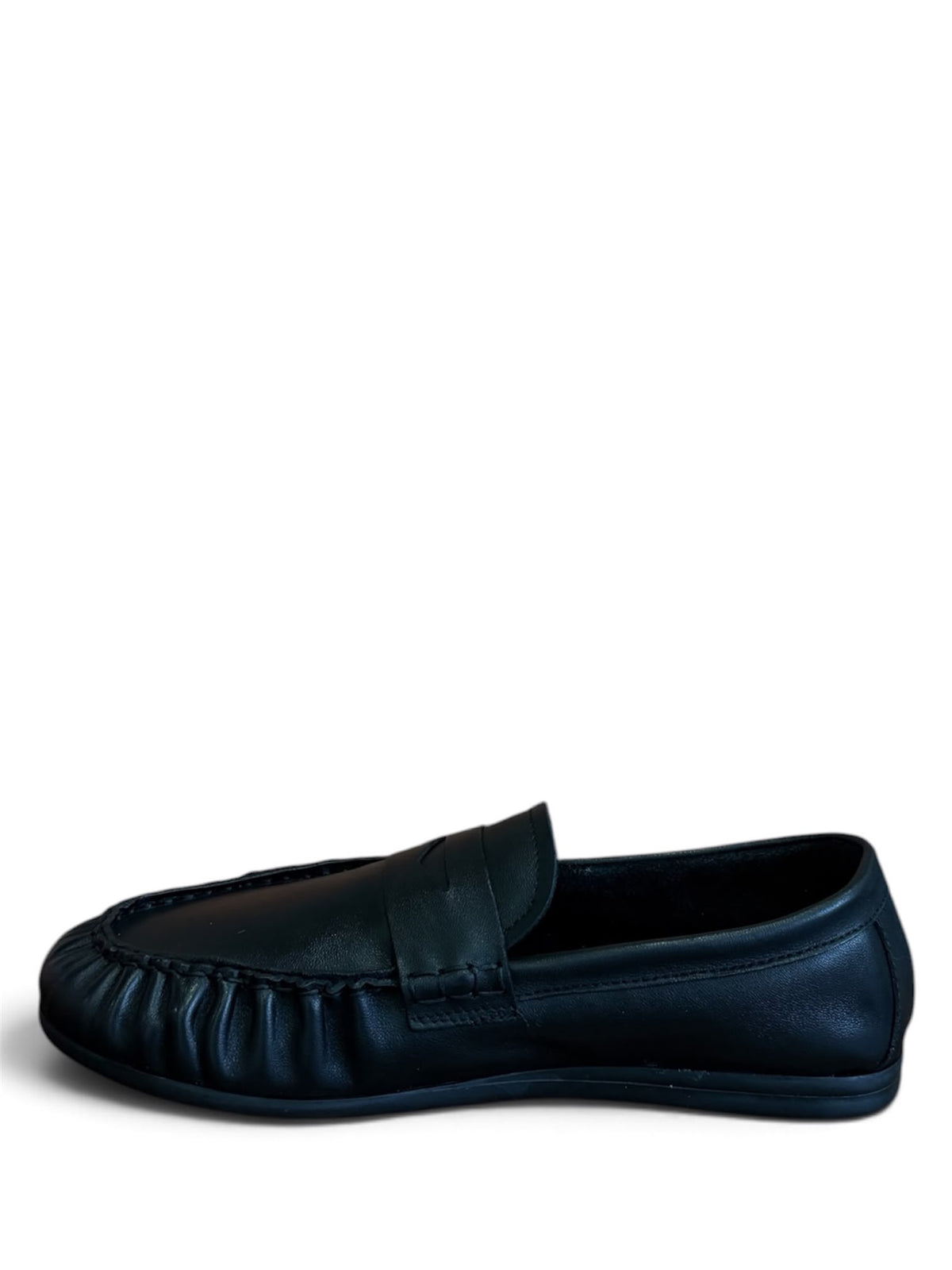 Mocassino in pelle nero - Hanna