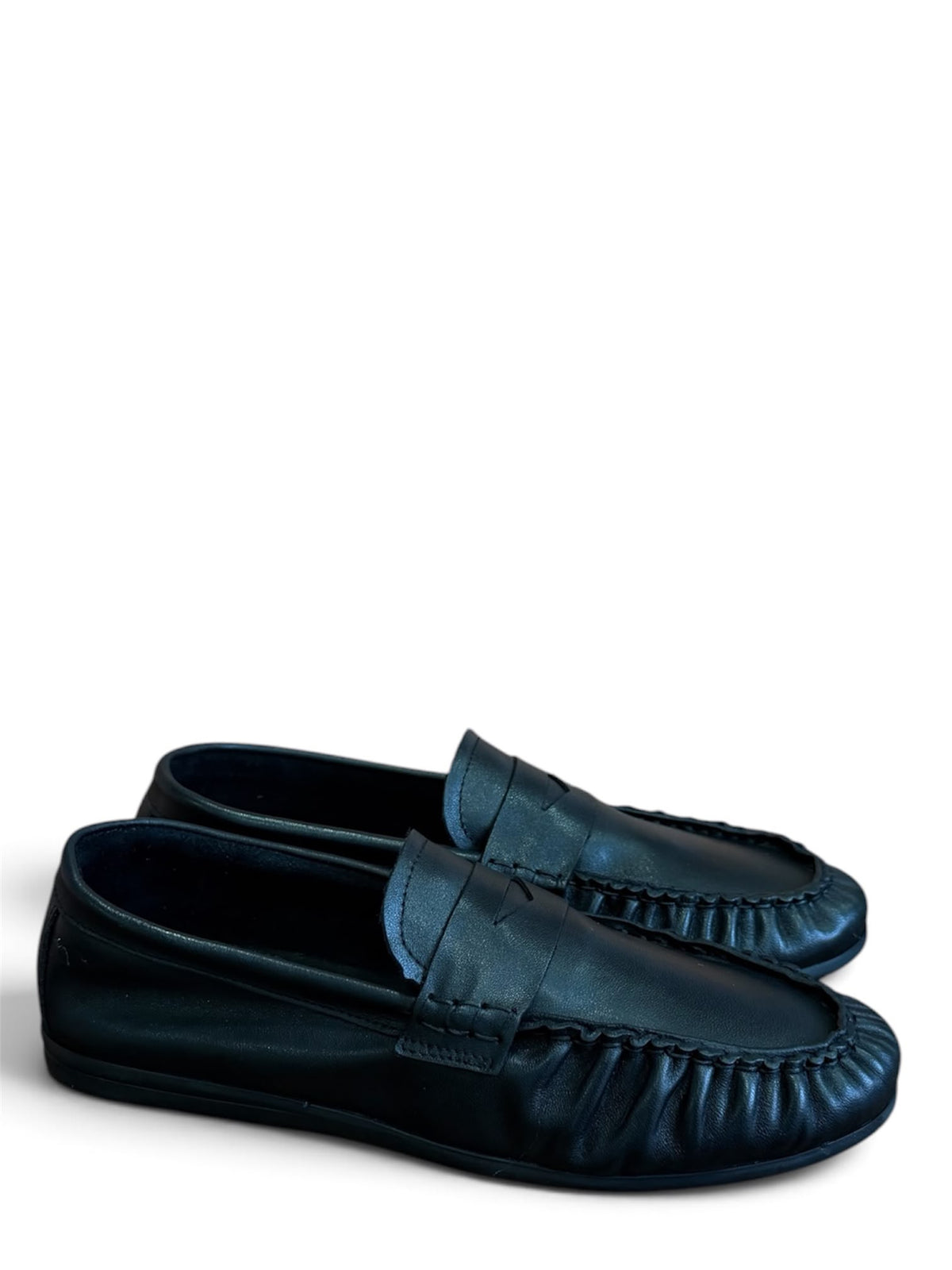 Mocassino in pelle nero - Hanna