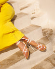 Sandalo basso con lacci  - Antea Cool Tones SS25