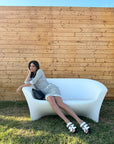 Ciabatta con strappo in pelle - Kathleen SS25