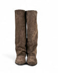 Stivale con piegone in camoscio - Marchal New