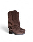 Stivale in camoscio marrone - Jen SPS