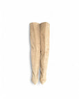 Stivale alto al ginocchio con tacco in camoscio taupe - Mersia Evolution New SS25