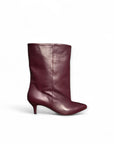 Stivaletto in pelle bordeaux - MRS LOW New