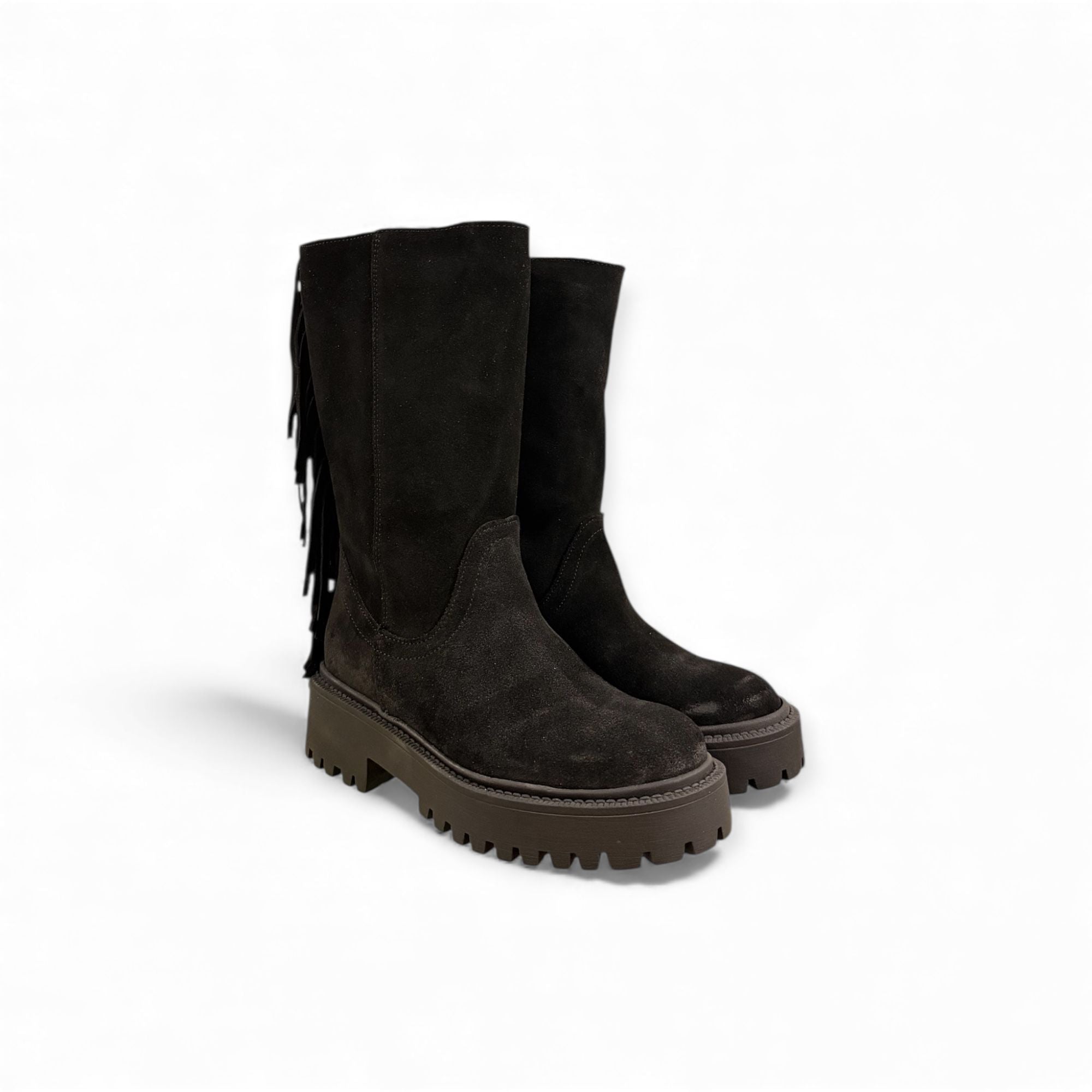 Anfibio con frange in camoscio - Sofy