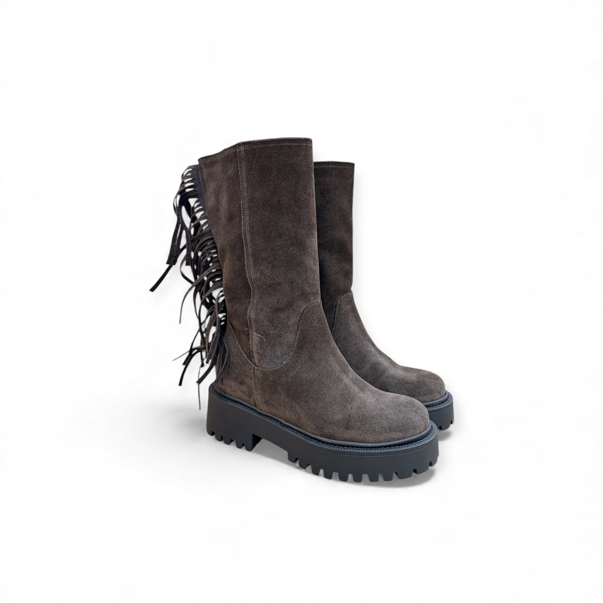 Anfibio con frange in camoscio - Sofy