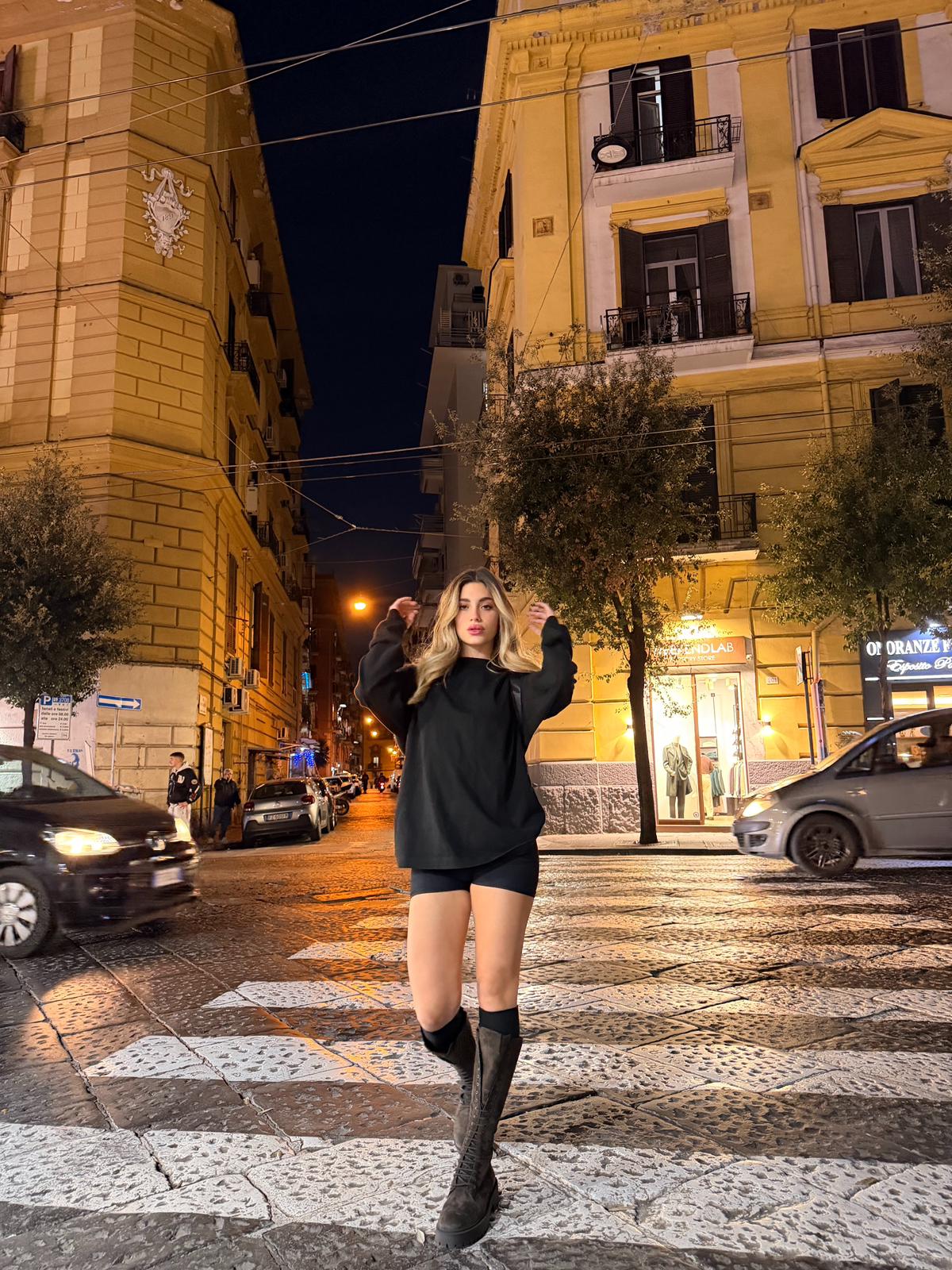 Anfibio alto con lacci in camoscio - Selena