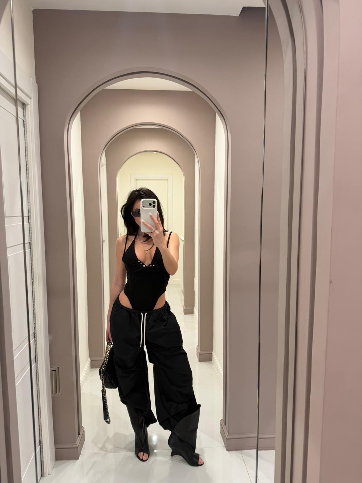 Stivaletto spuntato in pelle nero - Magnetic