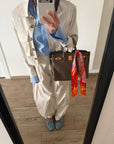 Mocassin en daim bleu ciel - Icon