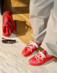 Sneakers in pelle rosso - Kick