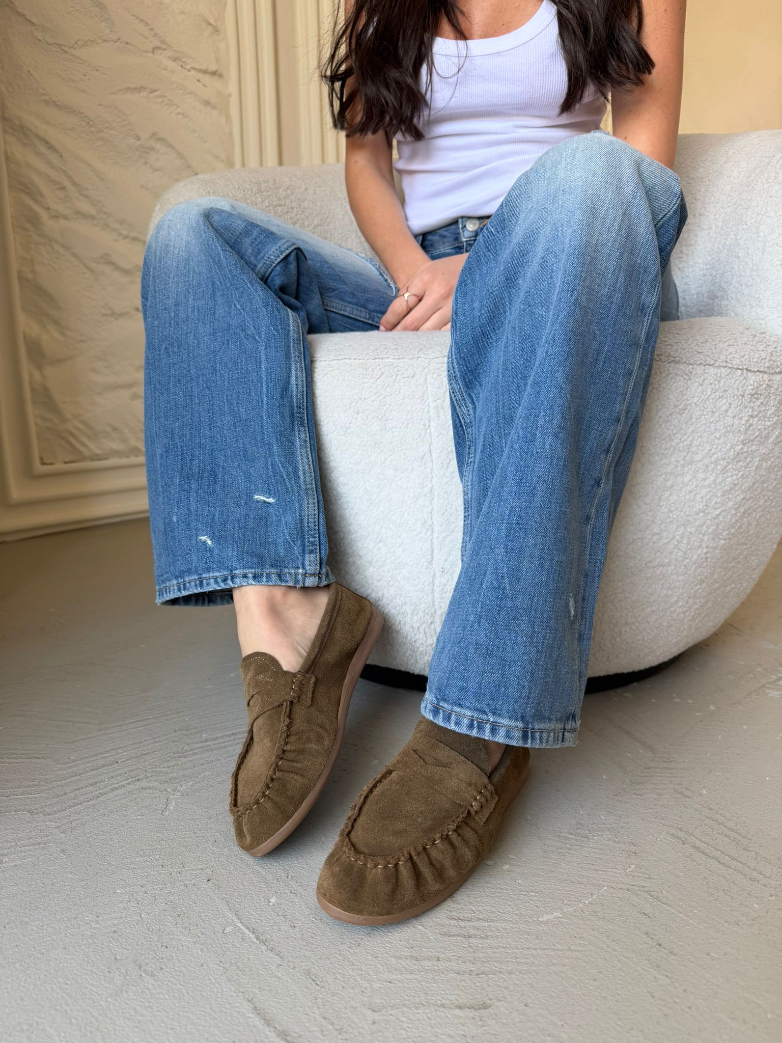 Mocassin en daim - Desiree