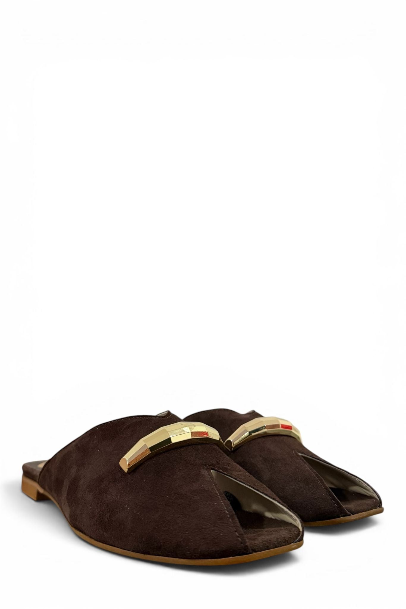 Sabot spuntato in camoscio - Mila