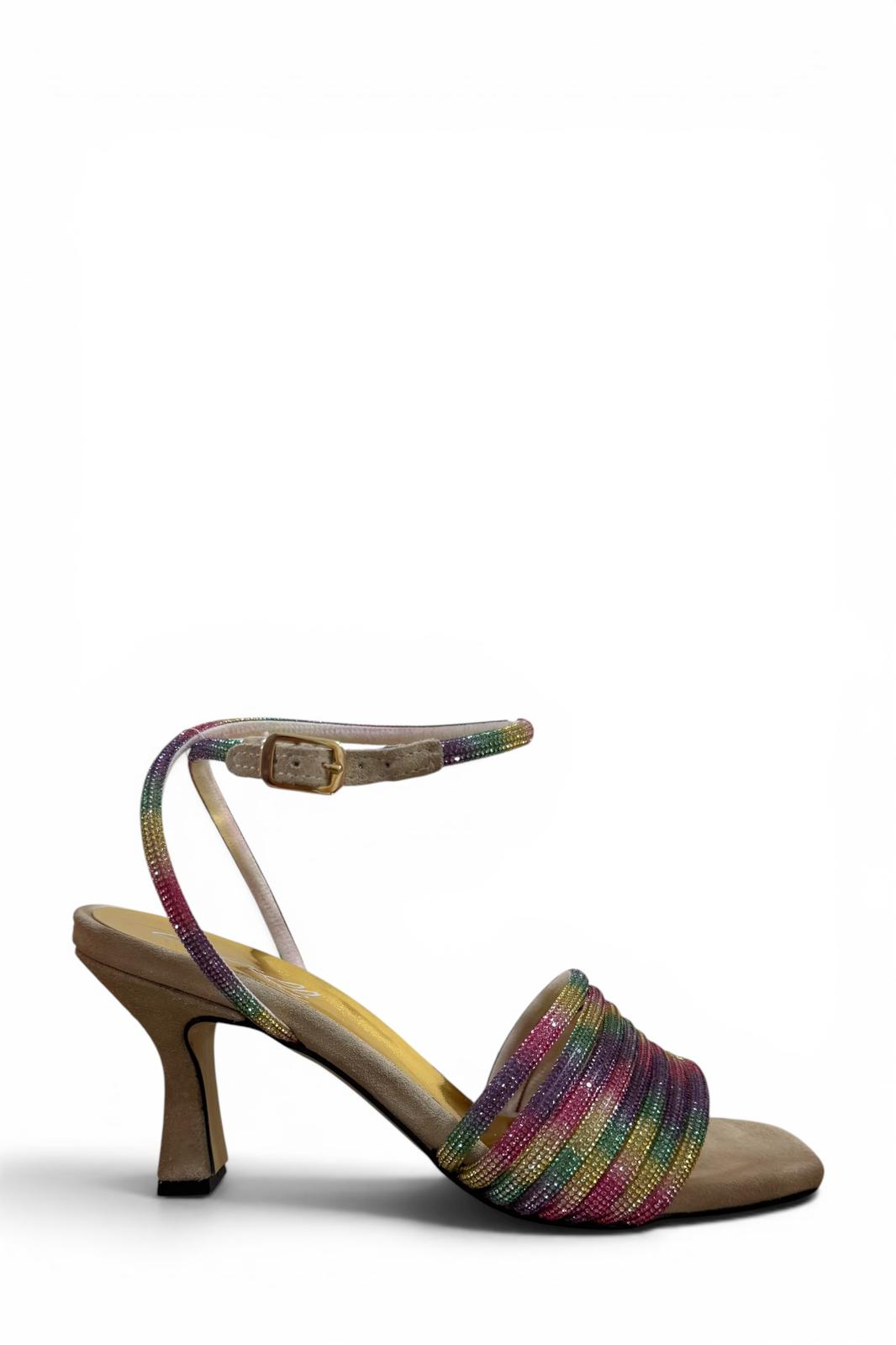 Sandali multicolor con fascioni - Arte SS25