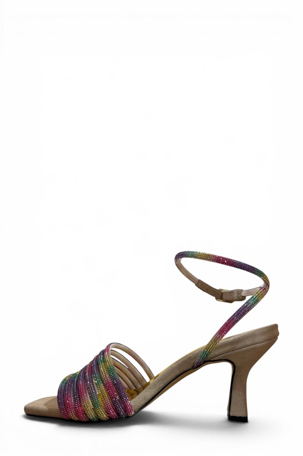 Sandali multicolor con fascioni - Arte SS25