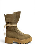 Amphibious boot with mole suede pocket - Maya