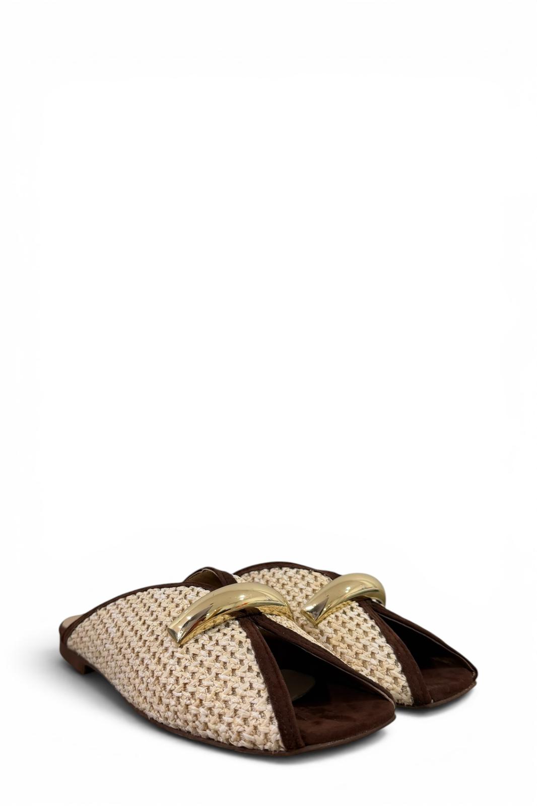 Sabot in raffia - Denise