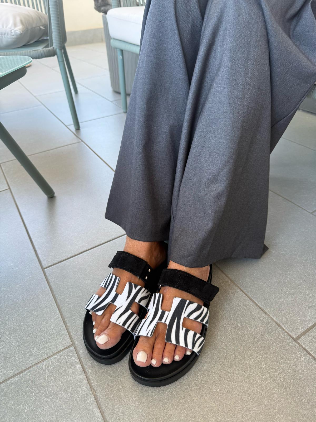 Leather strap slipper - Kathleen SS25