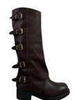 Anfibio con fibbie in pelle marrone - Prince