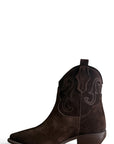 Low Texan in suede - Sahara low