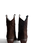 Low Texan in suede - Sahara low