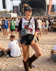 Tall Texan in suede - Sahara