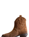 Low Texan in suede - Sahara low