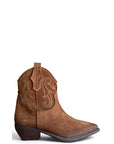 Low Texan in suede - Sahara low