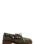 Mocassino in camoscio taupe - Ally