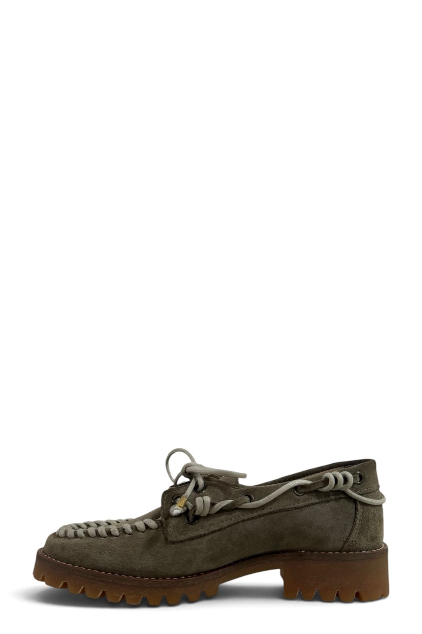 Mocassino in camoscio taupe - Ally